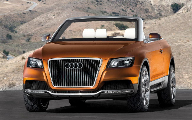 Обои картинки фото audi, cross, cabriolet, quattro, автомобили