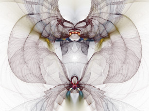 Картинка 3д графика fractal фракталы фон цвета узор