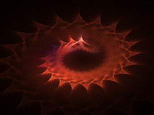 Картинка 3д графика fractal фракталы фон узор цвета