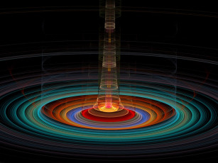 Картинка 3д графика fractal фракталы фон узор цвета