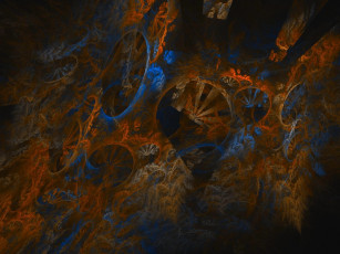 Картинка 3д графика fractal фракталы фон узор цвета