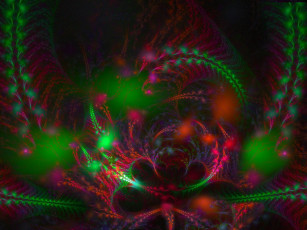 Картинка 3д графика fractal фракталы узор цвета фон