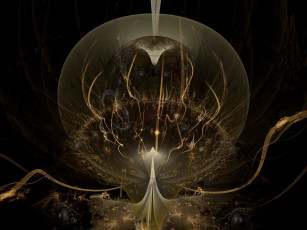 Картинка 3д графика fractal фракталы узор цвета фон