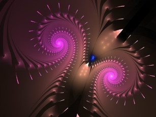 Картинка 3д графика fractal фракталы узор цвета фон