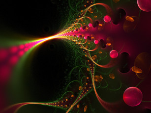 Картинка 3д графика fractal фракталы узор цвета фон