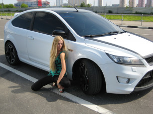 Картинка автомобили авто девушками