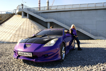 Картинка автомобили авто девушками