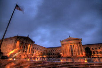 Картинка art museum города здания дома philadelphia