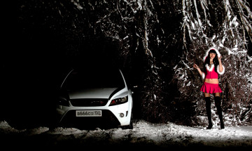 Картинка автомобили авто девушками