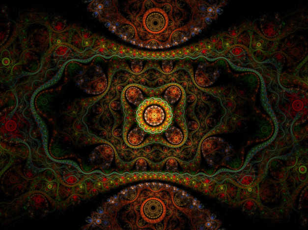 Обои картинки фото 3д, графика, fractal, фракталы, узор, цвета, фон