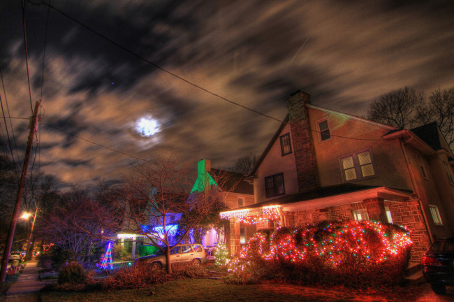 Обои картинки фото города, здания, дома, иллюминация
