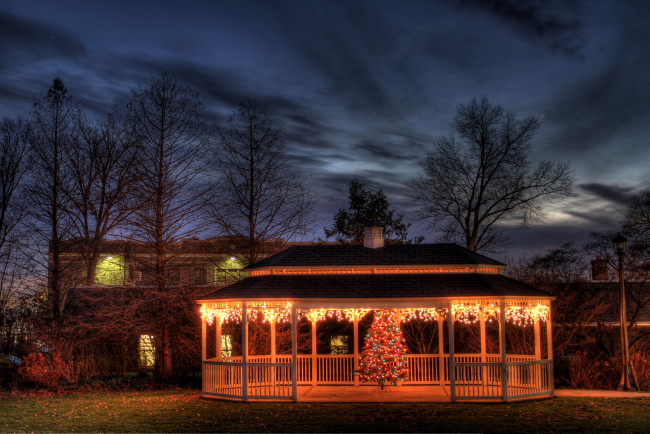 Обои картинки фото bryn, mawr, pa, разное, сооружения, постройки, беседка