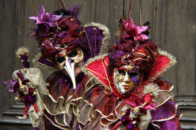 Обои картинки фото разное, маски, карнавальные, костюмы, карнавал, венеция