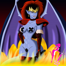 Картинка фэнтези демоны крылья взгляд