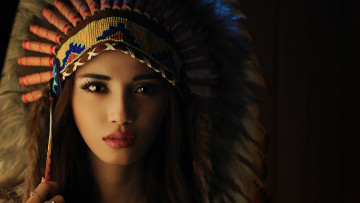 Картинка девушки -unsort+ лица +портреты наряд кольцо прическа взгляд глаза