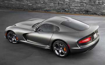 Картинка автомобили dodge фон special edition anodized carbon gts viper srt суперкар вид сзади вайпер додж