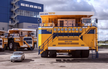 Картинка техника строительная+техника белаз