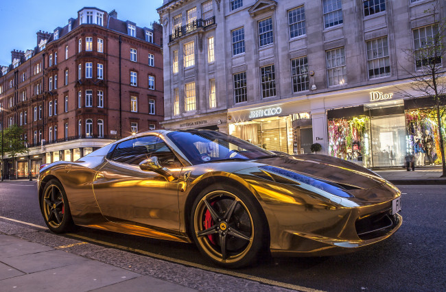 Обои картинки фото автомобили, выставки и уличные фото, italia, 458, ferrari