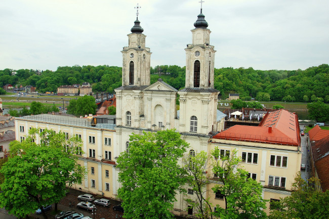 Обои картинки фото каунас, города, - здания,  дома, литва, дома