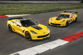Картинка 2013+chevrolet+corvette+ c7 автомобили corvette тюнинг металлик желтый chevrolet