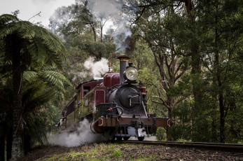 Картинка техника паровозы паровоз рельсы дорога железная