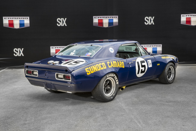 Обои картинки фото chevrolet camaro z28 penske sunoco race car, автомобили, camaro