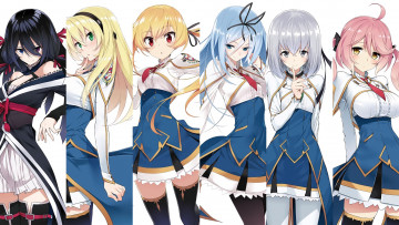 Картинка saijaku+muhai+no+bahamut аниме взгляд девушки фон