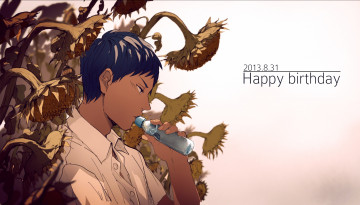 Картинка аниме kuroko+no+baske аомине дайки