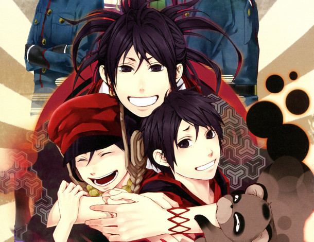 Обои картинки фото аниме, donten ni warau, братья, кумо