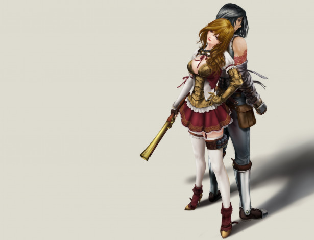 Обои картинки фото фэнтези, люди, девушка, парень