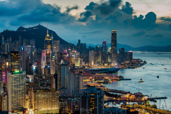 Картинка города -+панорамы побережье