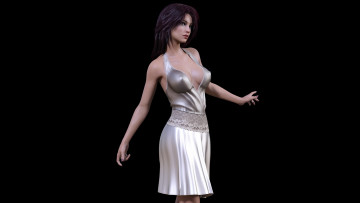 Картинка 3д+графика люди+ people девушка взгляд фон