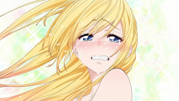 Картинка аниме nisekoi фон девушка взгляд