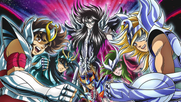 Картинка аниме saint+seiya персонажи