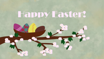 Картинка праздничные пасха фон яйца