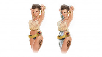 Картинка рисованное люди фон девушка взгляд