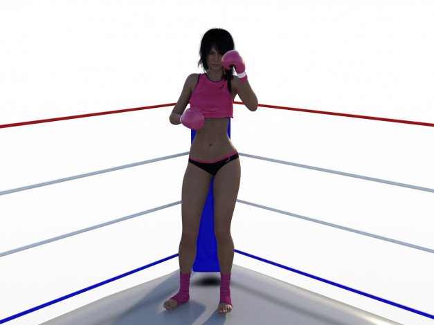 Обои картинки фото 3д графика, спорт , sport, взгляд, фон, девушка