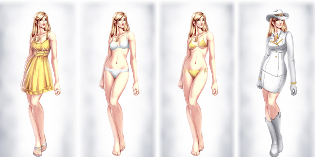 Обои картинки фото рисованное, люди, одежда, взгляд, фон, девушка