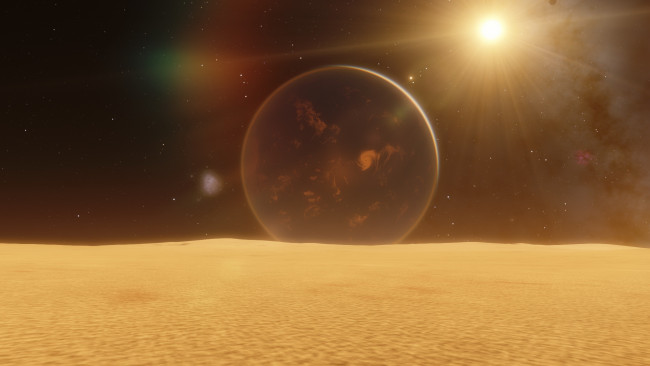 Обои картинки фото 3д графика, атмосфера, настроение , atmosphere ,  mood , вселенная, планета, поверхность