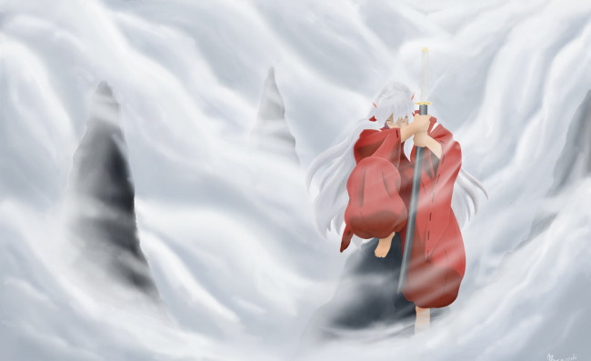 Обои картинки фото аниме, inuyasha, инуяша