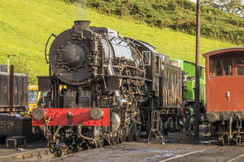 Картинка техника паровозы локомотив состав