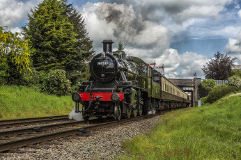 Картинка техника паровозы локомотив состав