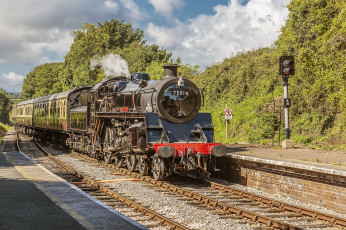 Картинка техника паровозы состав локомотив