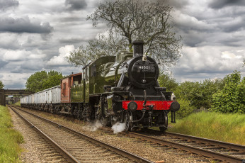 Картинка техника паровозы состав локомотив