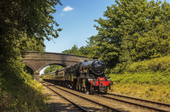 Картинка техника паровозы локомотив состав