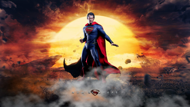 Обои картинки фото кино фильмы, man of steel, мужчина, фон, униформа