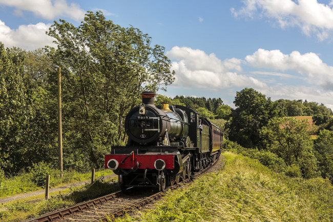 Обои картинки фото техника, паровозы, состав, локомотив