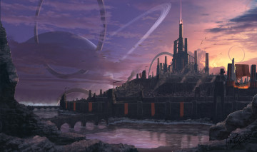 Картинка фэнтези иные+миры +иные+времена пейзаж