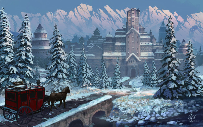 Обои картинки фото фэнтези, замки, замок