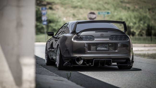 Обои картинки фото автомобили, toyota, supra